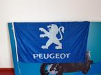 Peugeot vlag origineel 1.47x92cm nieuw of gebruikt, Overige typen, Nieuw, Bedrijfsweg 1A Maasbommel, Ophalen of Verzenden
