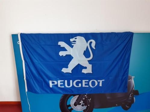Peugeot vlag origineel 1.47x92cm nieuw of gebruikt, Verzamelen, Merken en Reclamevoorwerpen, Nieuw, Overige typen, Ophalen of Verzenden