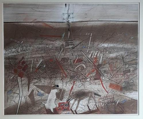Alexander Bobkin(1952)Gem Techniek"Mythologische Voorst" Ges, Antiek en Kunst, Kunst | Schilderijen | Modern, Ophalen of Verzenden