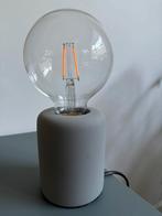 Grijs tafellampje zgan, Huis en Inrichting, Lampen | Tafellampen, Ophalen, Zo goed als nieuw, Minder dan 50 cm