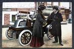 De dame maakt kennis met de chauffeur van de auto, 1903, Verzamelen, Ansichtkaarten | Themakaarten, Verzenden, Voor 1920, Gelopen