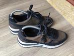 TAMARIS!Lúxe Sneakers 38.Bruin&Zwart Lakleer met Brons.Zgan., Tamaris, Zo goed als nieuw, Wandelschoenen, Ophalen of Verzenden
