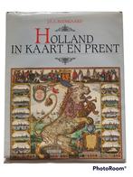 Boek holland in kaart en prent, Gelezen, Ophalen of Verzenden, 20e eeuw of later