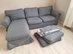 Ektorp 3-zitsbank met of zonder chaise longue, Huis en Inrichting, Banken | Bankstellen, Ophalen, Gebruikt, Hoekbank, Driepersoons