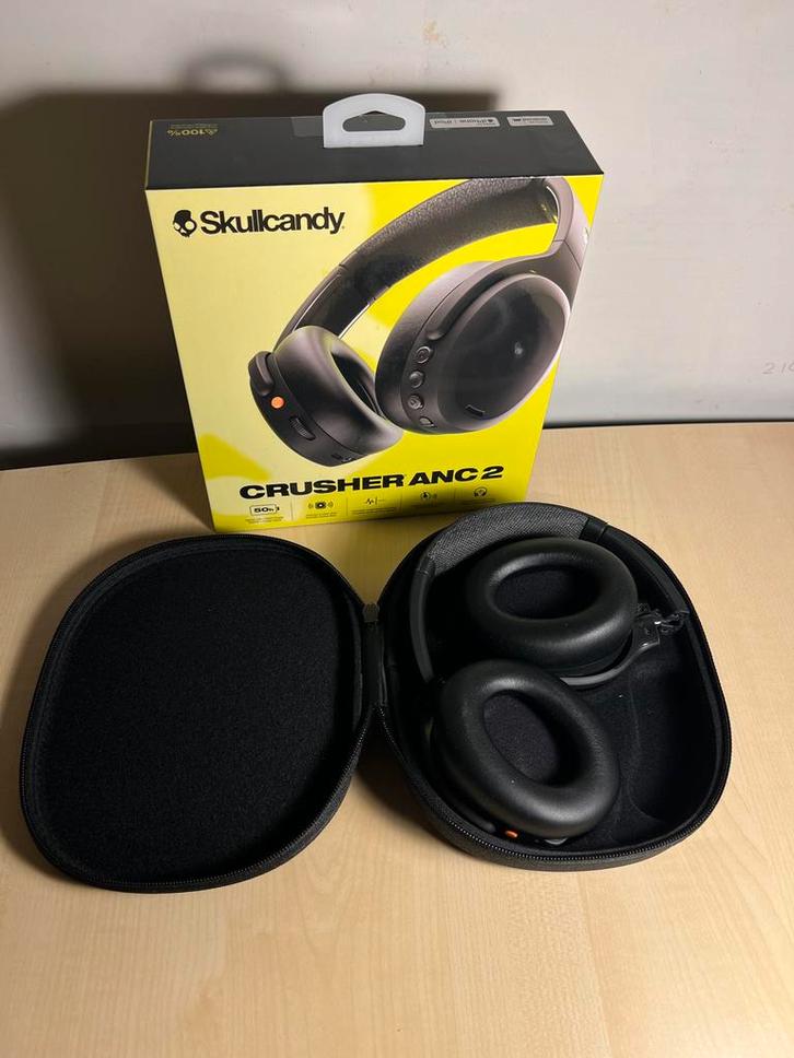 Skullcandy Crusher ANC 2 - Draadloze Koptelefoon, Audio, Tv en Foto, Koptelefoons, Zo goed als nieuw, Over oor (circumaural), Skullcandy