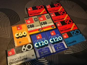 11 blanco BASF cassettes uit de jaren '70 beschikbaar voor biedingen