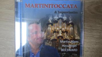 Cd orgel: Martin Mans, Martinitoccata en improvisaties Bolsw beschikbaar voor biedingen