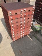 10 vochtdoorlatende rubberen tegels 50x50x8cm, Ophalen, Overige materialen, Q, Q
