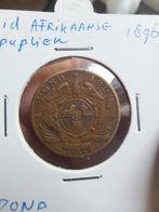 1896 Zuid afrika 1 pond token, Postzegels en Munten, Munten | Afrika, Ophalen of Verzenden