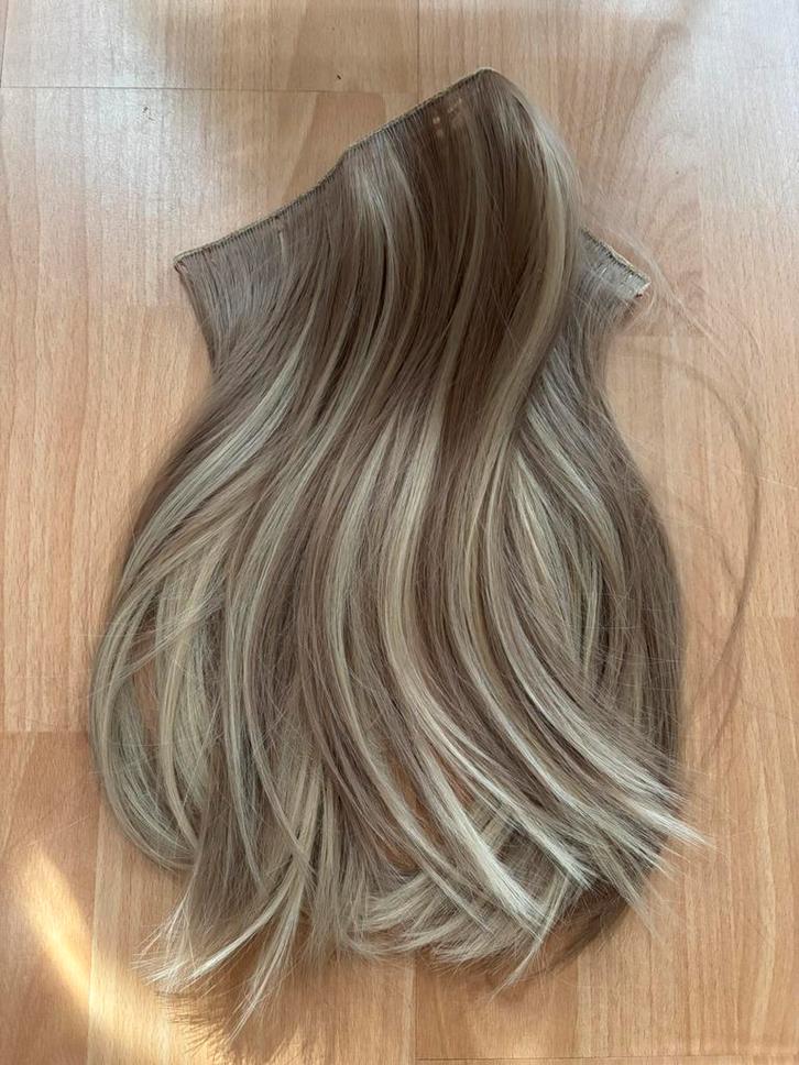 Flip - in  extensions steil, Sieraden, Tassen en Uiterlijk, Uiterlijk | Haarverzorging, Zo goed als nieuw, Pruik of Haarverlenging