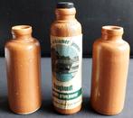 3 jenever flesjes - steengoed - 1 Winsumer jenever - S 251, Ophalen of Verzenden