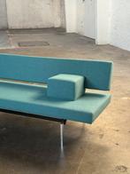Martin Visser Slaapbank | Turquoise (NIEUWSTAAT), Metaal, 150 tot 200 cm, Driepersoons, 75 tot 100 cm