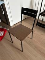 Ikea Eettafel Stoelen Walnoot - 4 Stuks, Ophalen, Gebruikt, Bruin, Vier