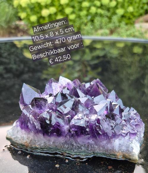 Mooie Amethist cluster Uruguay, Verzamelen, Mineralen en Fossielen, Mineraal, Ophalen of Verzenden