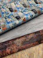 Effen en prints leren lappen/vellen/huiden, Hobby en Vrije tijd, Stoffen en Lappen, Overige kleuren, Leer of Kunstleer, Nieuw