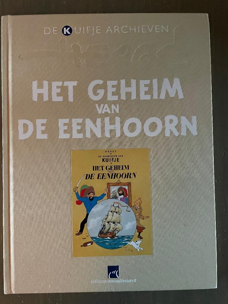 luxe uitgave Kuifje het Geheim van de Eenhoorn teab, Eén stripboek, Ophalen of Verzenden, Zo goed als nieuw