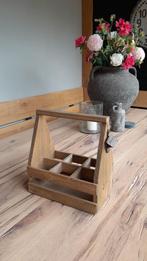 Houten Flessenkistje, bierkratje, Ophalen, Minder dan 50 cm, Minder dan 50 cm, Zo goed als nieuw