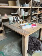 Tafel steigerhout, Ophalen, Gebruikt, 200 cm of meer, 50 tot 100 cm