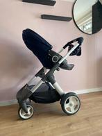 Stokke crusi blauw, Kinderen en Baby's, Kinderwagens en Combinaties, Ophalen, Gebruikt, Overige merken, Duowagen