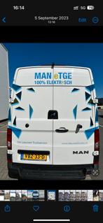 MAN TGE GB Elektrisch 136pk SW H2 3.140E 2019 Wit, Origineel Nederlands, Te koop, 2402 kg, 3 stoelen