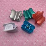 Restpartij vlinder haarklemmen 160 stuks in 5 kleuren, Diversen, Ophalen of Verzenden, Nieuw