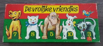 Jaren 60 Knikkerspel "De Vrolijke Vriendjes" Jumbo Knikkers beschikbaar voor biedingen