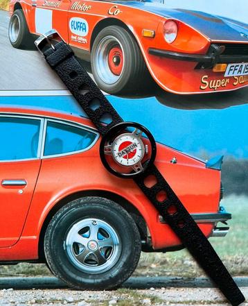 Vintage Datsun Steering Wheel Watch horloge–Zeldzaam&Werkend beschikbaar voor biedingen