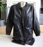 Mooie Vintage Leren Canda Jas (M) € 35,-, Maat 38/40 (M), Zwart, Ophalen of Verzenden, Zo goed als nieuw