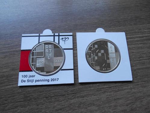 Penning 100 jaar De Stijl Muntmanifestatie 2017, Postzegels en Munten, Penningen en Medailles, Overige materialen, Nederland, Ophalen of Verzenden
