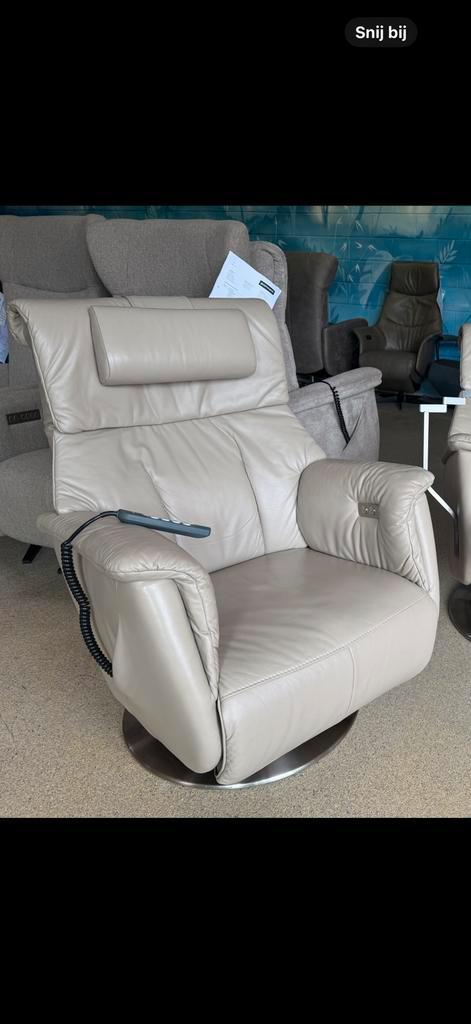 Prominent malmo sta op stoel relax fauteuil gratis bezorgd, Huis en Inrichting, Fauteuils, Zo goed als nieuw, Ophalen of Verzenden
