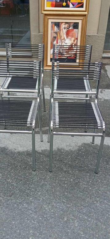 René Herbst “Chaise Sandows” stoelen set van 4 beschikbaar voor biedingen