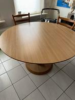 Eetkamertafel, Ophalen, 100 tot 150 cm, Rond, Zo goed als nieuw