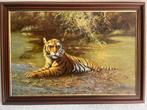 schilderij vervoort tijger, Ophalen