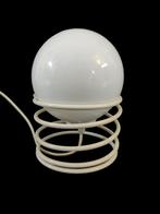 Gave vintage mid century design spiraal tafellamp, Ophalen of Verzenden, Gebruikt, Glas, Minder dan 50 cm