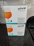 Vivo bierglazen ah spaaractie, Glas of Glazen, Nieuw, Ophalen of Verzenden, Glas