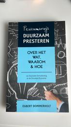 Prutsenderwijs duurzaam presteren - Dommerholt, Ophalen of Verzenden, Beta, Zo goed als nieuw, HBO
