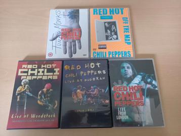 Red Hot Chili Peppers 5 DVD Collectie beschikbaar voor biedingen