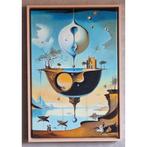 Schilderij life but Dali style, Huis en Inrichting, Woonaccessoires | Schilderijen, Tekeningen en Foto's, Minder dan 50 cm, Nieuw