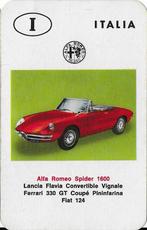 K26 autokaartje alfa romeo spider 1600, Ophalen of Verzenden, Zo goed als nieuw, Auto's