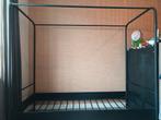 Leuk Hemelbed 200x90 - Zelf te decoreren!, Gebruikt, 90 cm, Eenpersoons, Zwart