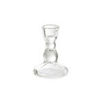 Feest: 19 Transparante kaarsen kandelaars 6,5 x 9 cm, Ophalen of Verzenden, Zo goed als nieuw, Overige materialen, Minder dan 25 cm