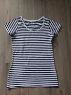 Gestreept t-shirt Zeeman mt.38, Maat 38/40 (M), Zeeman, Wit, Ophalen of Verzenden