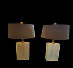 Twee Mid Century Murano tafellampen Donghia , John Hutton, Ophalen of Verzenden