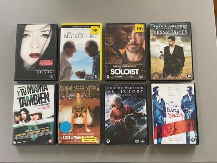 Dvd verzameling diverse grote titels, Cd's en Dvd's, Dvd's | Tv en Series, Zo goed als nieuw, Actie en Avontuur, Alle leeftijden