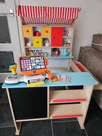 Houten Winkeltje met kassa, Ophalen