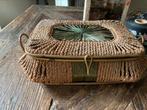 Oude naaimand volkskunst brocante mrt kant, Antiek en Kunst, Ophalen of Verzenden