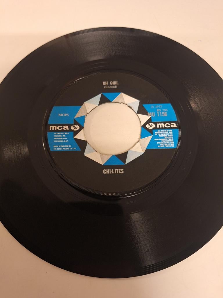 Chi Lites - Oh Girl, 1972. BeeBop., Verzenden, 7 inch, Overige genres, Single