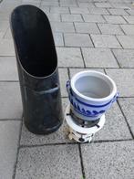 Kolenkit petroliumstel  blauw keuzepotje, Ophalen, Zo goed als nieuw, Metaal