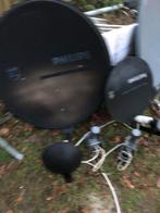 Twee grote en een kleinere schotel, Audio, Tv en Foto, Schotelantennes, Ophalen of Verzenden, Zo goed als nieuw, Overige merken