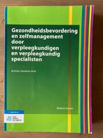 Gezondheidsbevordering en zelfmanagement ...., Barbara Sassen, Zo goed als nieuw, Gamma, HBO